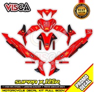 Decal Supra X 125 R Modif Keren Stiker Supra X 125 R Full Body Striping Supra X 125 R Variasi Keren