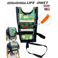 AWASHIMA LIFE JACKET CAMO , ORANGE (ASLJ-02)