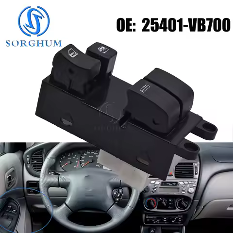 SORGHUM Left Front Drive Electric Power Window Switch Button For Nissan Almera N16E TERRANO II R20 T