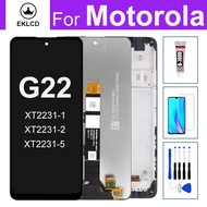 LCD Display For Motorola Moto G22 XT2231-1 XT2231-2 XT2231-5 Touch Screen Digitizer Assembly With Fr