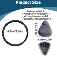 Yours MO-Silicone Replacement Stopper and Replacement Gasket for Quick FLIP GO 24/36oz Water Bottle 