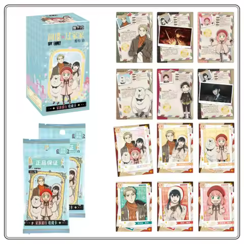 Brand New Genuine Card.fun SPY × FAMILY Codename White Series Family Travel Collection Card Transpar