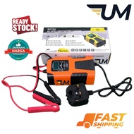 BATTERY CHARGER 12V 6V 2A ALL INTELLIGENT SEALED LEAD ACID PENGECAS BATERI MOTORSIKAL BATTERI MOTORC