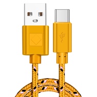 Elough USB Type C สายสำหรับซัมซุง Galaxy S10 9สายเคเบิลข้อมูลสายชาร์จเร็วสำหรับ Huawei Mate 20 Pro โทรศัพท์มือถือสายชาร์จ USB-C