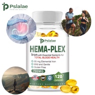 Hema-Plex Iron, 85 mg Elemental Iron + Vitamin C & Bioflavonoids - Essential Nutrients for Iron and 