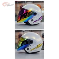 SPECIAL EDITION HELMET LTD SPORT SE SPORT BARU GREEN PINK PEARL YELLOW/ VISOR TITAN PURPLE TITAN BLU