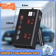 Car Inverter 12V 24V to 220V Power Converter Car Power Inverter Truck Socket Charger Inverter