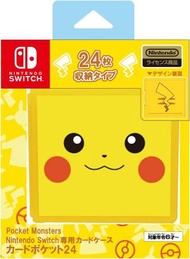 任天堂 - Switch 原裝授權遊戲卡收納盒 24 (寵物小精靈 寶可夢- 比卡超)