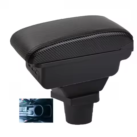 Car Prius C Armrest box For Prius C Aqua central armrest storage box elbow support for drivers and p