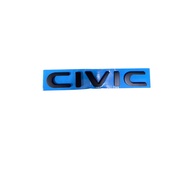 Honda Civic FE Front Rear Emblem Civic Worlding Logo Matte Balck Logo Civic FE logo Civic FE Accesso