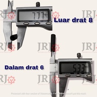 bos drat/ bosh drat/ baut drat slek/ baut jebol M8 dan M10