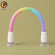 [prettyia] Braided Bird Perch with Suction Cups Bendable Window Bird Perch for Birds, Parrots