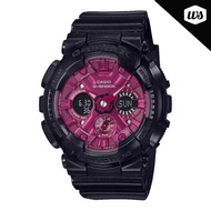 [Watchspree] Casio G-Shock for Ladies' Black and Red Series Glossy Metallic Watch GMAS120RB-1A GMA-S120RB-1A