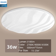 Philips LED CL506 Ceiling Lamp Modern Minimalist Style Tunable Three Colors Living Room Study Room Bedroom Kitchen Restaurant Light Hall Top Lights Decor Must Have [Send Out In 3 Biz Days After Ordering] CEILING LIGHT 10