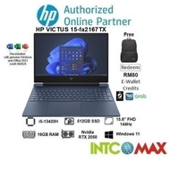 HP Victus 15-fa2167TX Gaming Laptop - (i5-13420H/16GB/512GB SSD/RTX2050 4GB/15.6" FHD 144Hz/WIN11/H&