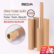 Poster Paper Tube A0/A1/A2/A3/A4, Hole ø51mm (2 inch), Paper Tube Round Paper Tube