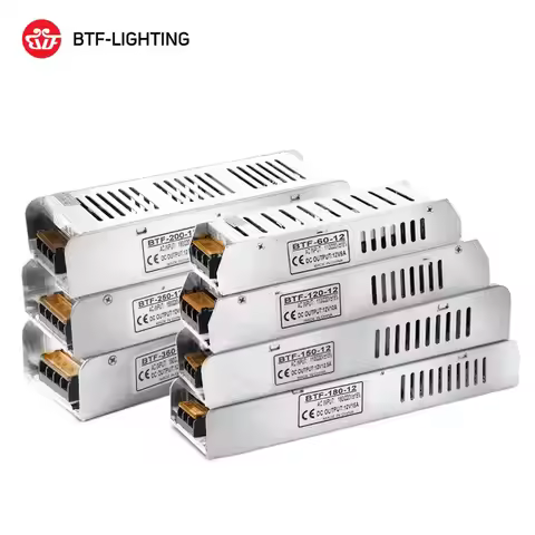 DC12V LED Power Supply 5A 10A 12.5A 15A 16.5A 20A 30A Switch Transformer WS2811 WS2815 LED Strip Lig