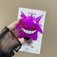 Pokemon 3D Purple Gengar Airpods Pro2 Case Airpods 4/4(ANC) Shockproof Earphone Cover Compatible For