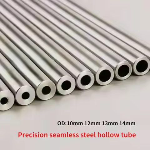 1pcs Od 10/12/13/14mm Id 4 5 6 7 8 9 10 11 12mm Precision Seamless Pipe Hollow Round Pipe Length 500