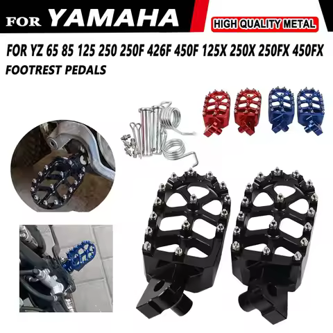 Footrest Footpegs Foot Pegs Rest Pedal For Yamaha YZ 65 85 125 250 250F 426F 450F 125X 250X 250FX 45