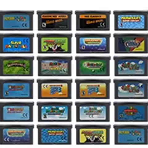 GBA Game Cartridge 32 Bit Video Game Console Card Land 4 Supe mari Advance Super Mari Bros Kart Luig