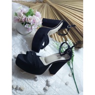 Black wilona shoes 12cm high