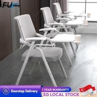 FUCHEN High-End Training Chair With Table Board Folding With Writing Office Conference Room Table Integrated Conference Chair-Foldable Office Chair Training Chair