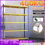 Boltless Rack Store Storage Rack Rak Besi Adjustable Serbaguna Bertingkat Dapur Rak Kitchen Shelves 