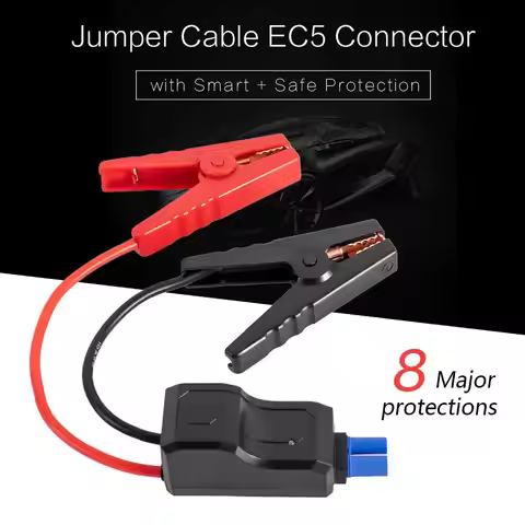 Car Emergency Power Relay Battery Jump Cable Connection Clip Car Accessories Cable Crocodile Connect