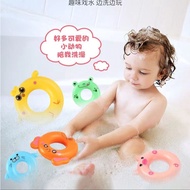 [Dk](666)2 in 1 Educational Toy Rotating and Stacked Rail Ball Slide Colored DonutRing