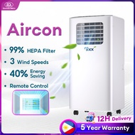 Tixx Portable Aircon With Inverter Mobile Air Conditioner Rapid Cooling 1.0HP with Compressor