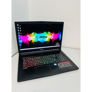 Msi High end Gaming laptop like New With 1060GTX  with Max Q RGB backlight keyboard Big screen