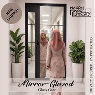 NEW! MIRROR GLAZED GLASS GATE - HDB GATE