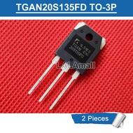 2pcs TGAN 20S135FD TO-3P 20S135 FD TGAN20S135FD TO3P 20A/1350V IGBT Transistor new original