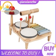 Kids Drum Set for Toddlers Wooden Early Education Beginner Percussion Music Table Children'S Drum Ra