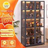 𝑺𝑼𝑵𝑵𝒀 𝑩𝑰𝑬𝑹𝑬 Bamboo Display Cabinet Storage Cabinet Model Toy Almari Kaca Acrylic Showcase 盲盒 收纳 展示盒