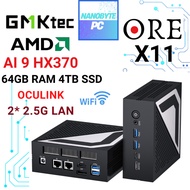 ORE X11 AMD Ryzen AI 9 HX370 Windows Mini PC 64GB DDR5 RAM 4TB NVME SSD Gaming PC Gaming Desktop CPU