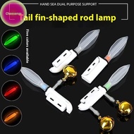 Cheesenm 1 Piece Waterproof Removable LED Fishing Equipment Electronic Fishing Rod Light Night Fishi