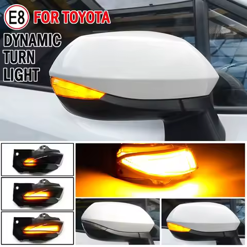 LED Dynamic Side Mirror Indicator Blinker Sequential Light For Toyota Corolla Sport E210 Sienta XP17