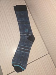 Stance 藍色格紋襪 socks