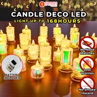 SUPERSAVE Candle Decoration Light Decoration Candle Light Dinner Decoration Lilin Hiasan LED Light Hari Raya 2024