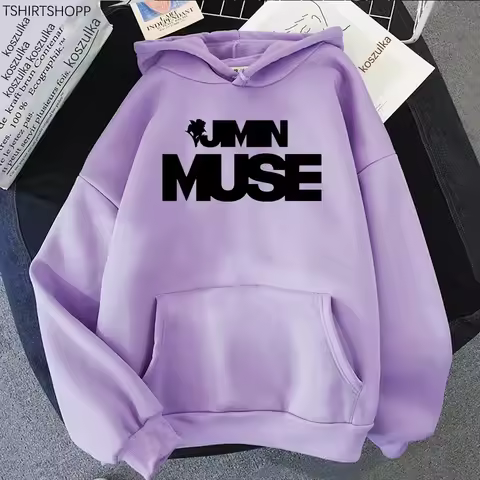 Jimin Muse Hoodie Fashion Women Harajuku Aesthetic Streetwear Casual Hoodies Unisex Vintage Pullover