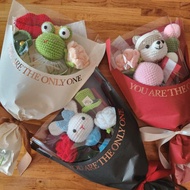 毛線花束童話系列 現貨+預購 愛麗絲夢遊仙境 青蛙王子 桃太郎