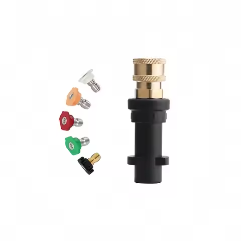 High Pressure Water Gun Foam Cannon Adapter Kit for Karcher K2 K3 K4 K5 K6 K7, Quick Connect with Co