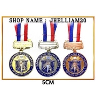 15 PCS KAGAWARAN MEDALS 5CM ( GOLD \ SILVER \ BRONZE )