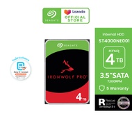 SEAGATE IRONWOLF PRO NAS HDD  ST4000NE001 / 4TB / 3.5" / 7200RPM / C/256MB / SATA 6GB/s (ฮาร์ดดิสก์)