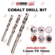 1-7.5MM PRC COBALT HSS DRILL BIT M35 GRADE 5% CONTAIN FOR STAINLESS STEEL MATA GERUDI HSS-G MIRANDA 