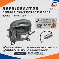 REFRIGERATOR DONPER COMPRESSOR R290A - 1/2HP (650W) KK650CU1