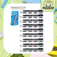 Drawing Pen FT-700 Snowman Black Ink