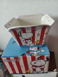 Snoopy 陶瓷碗 爆谷薯條零食桶有原包裝盒